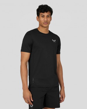 Castore Active Short Sleeve Performance T-Shirt Fekete | 2971-QACTH