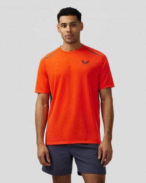 Castore Apex Aeromesh T-Shirt Narancssárga | 2579-TKWBL