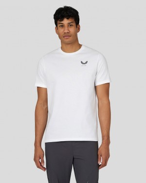 Castore Flex Short Sleeve T-Shirt Fehér | 5349-JXGCB