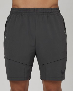 Castore Flex Woven Cargo Shorts Gunmetal | 4168-ZYGLA