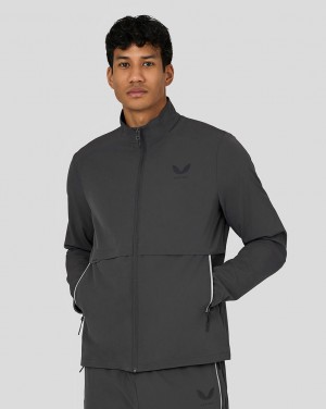 Castore Flex Woven Jacket Gunmetal | 7139-RJLXK