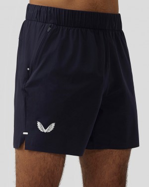 Castore Zone Lightweight Ventilated (6”) Training Shorts Sötétkék | 4813-JELYV