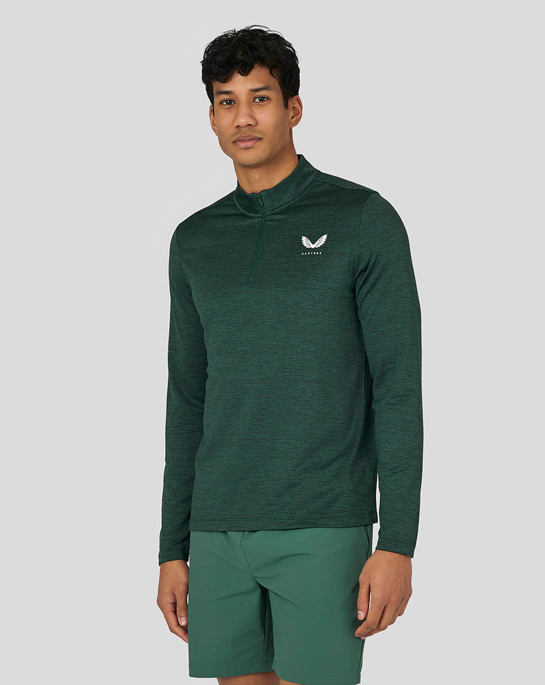 Castore Active Marl Quarter Zip Zöld | 2319-ETAHZ