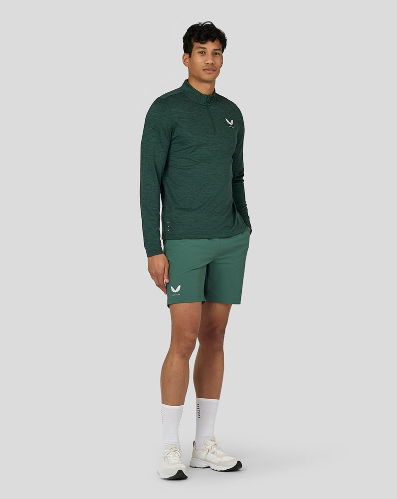 Castore Active Marl Quarter Zip Zöld | 6132-DQBRZ