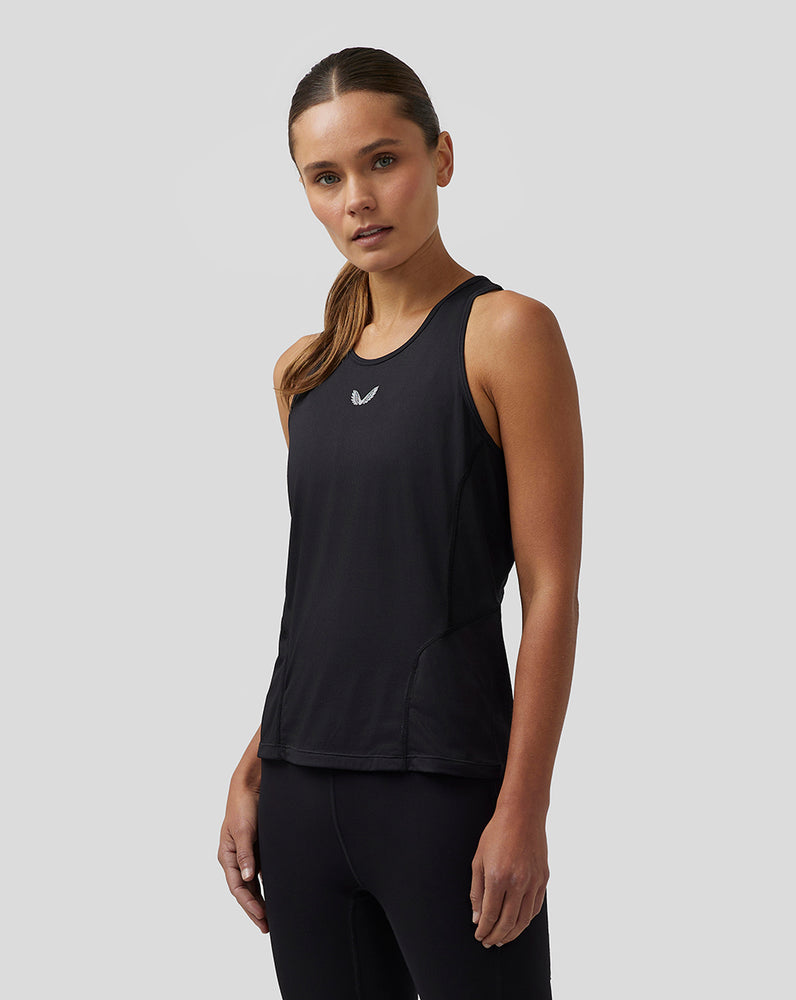 Castore Active Performance Tank Top Fekete | 6738-JSGPY