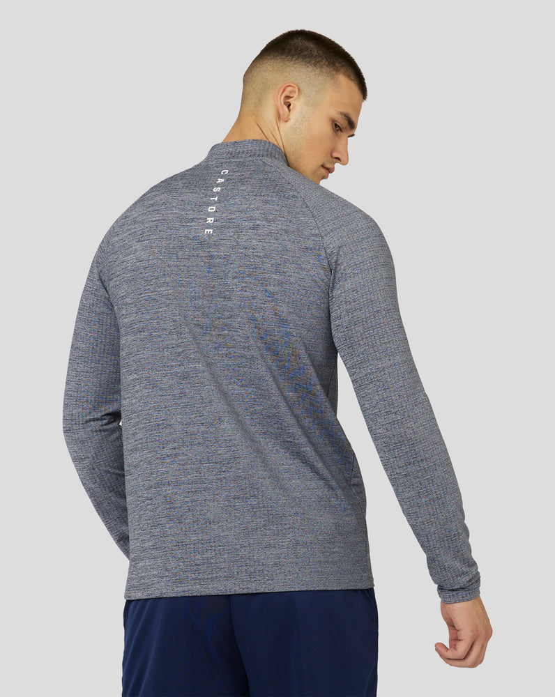 Castore Adapt Long Sleeve Standard Quarter Zip Top Sötétkék | 0647-ZTOMW