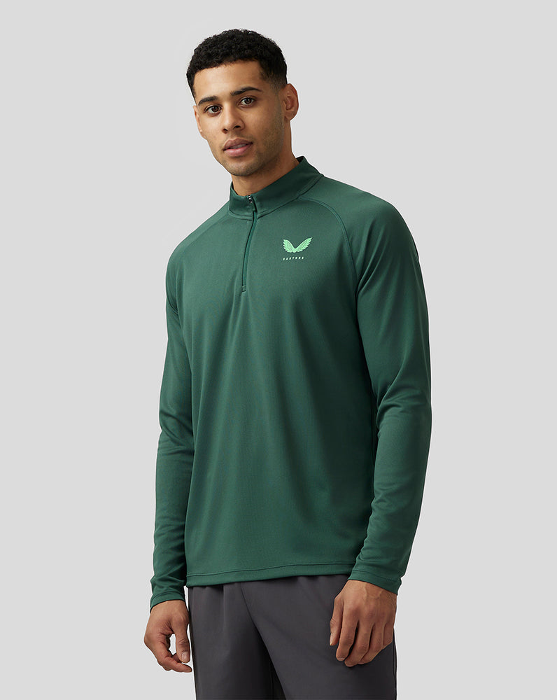 Castore Adapt Quarter Zip Top Zöld | 1047-VTGEJ