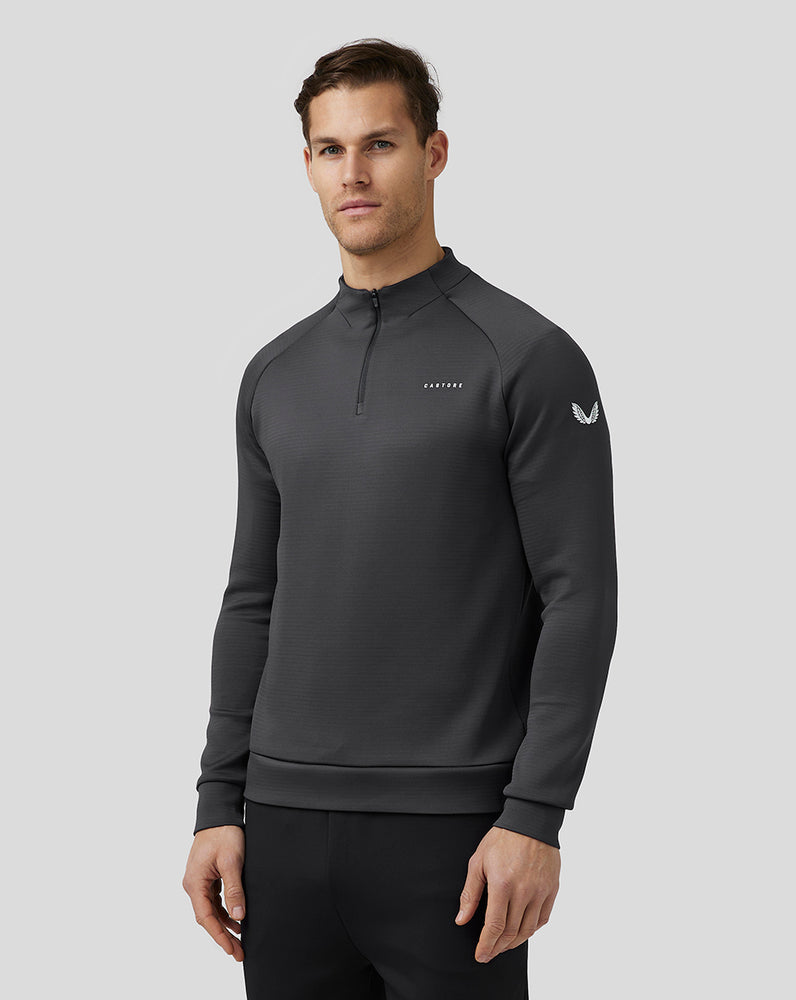 Castore Aeroscuba 1/4 Zip Gunmetal | 3126-QEIFO