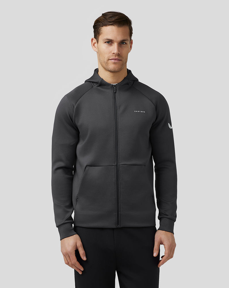 Castore Aeroscuba Zip-Through Hoodie Gunmetal | 7621-QODLG