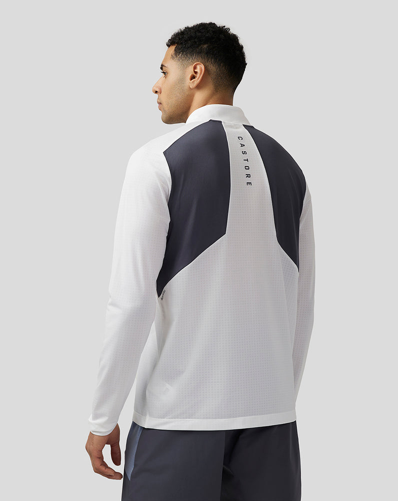 Castore Apex Aeromesh Quarter Zip Fehér | 6972-MQNHJ