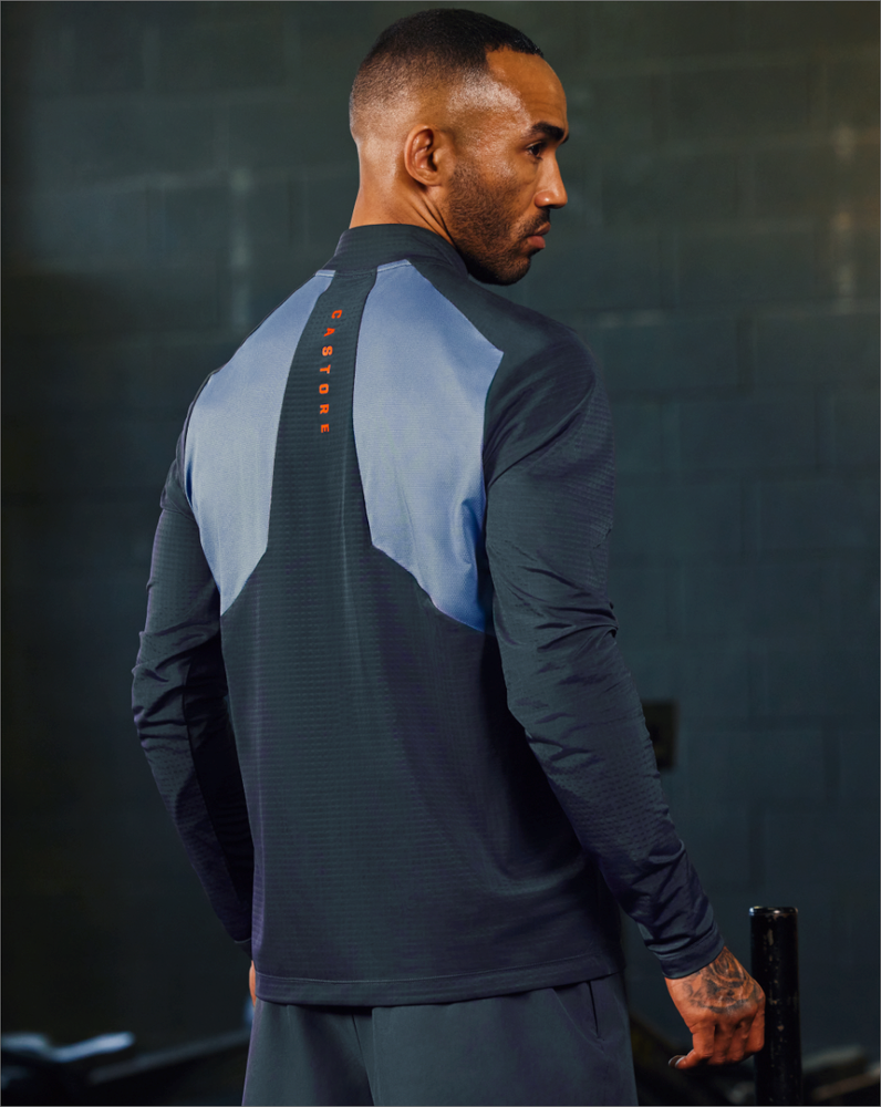 Castore Apex Aeromesh Quarter Zip Kék | 3698-HLFIA