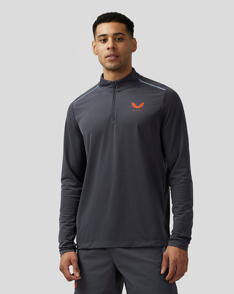 Castore Apex Aeromesh Quarter Zip Kék | 3698-HLFIA