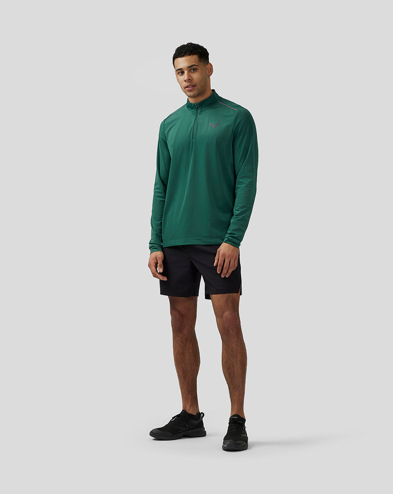 Castore Apex Aeromesh Quarter Zip Zöld | 5273-GERFT