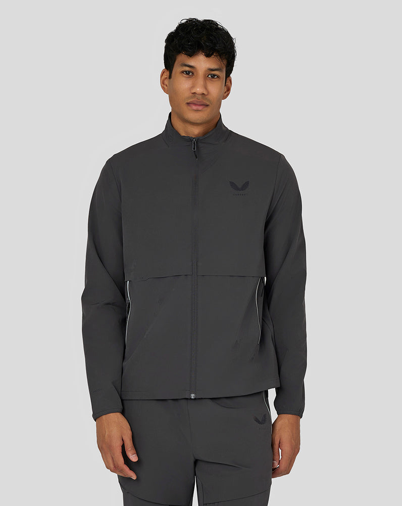 Castore Flex Woven Jacket Gunmetal | 5491-HRMST