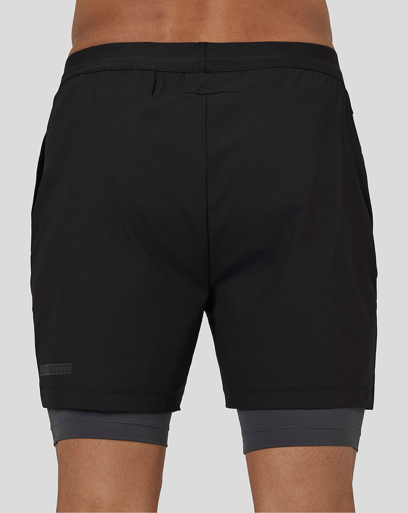 Castore Flow 2-in-1 Shorts Fekete | 5064-AQTOI