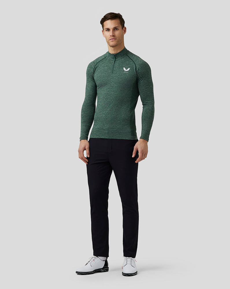 Castore Golf Body Mapped Seamless Quarter Zip Top Szürke | 9471-JSKQH