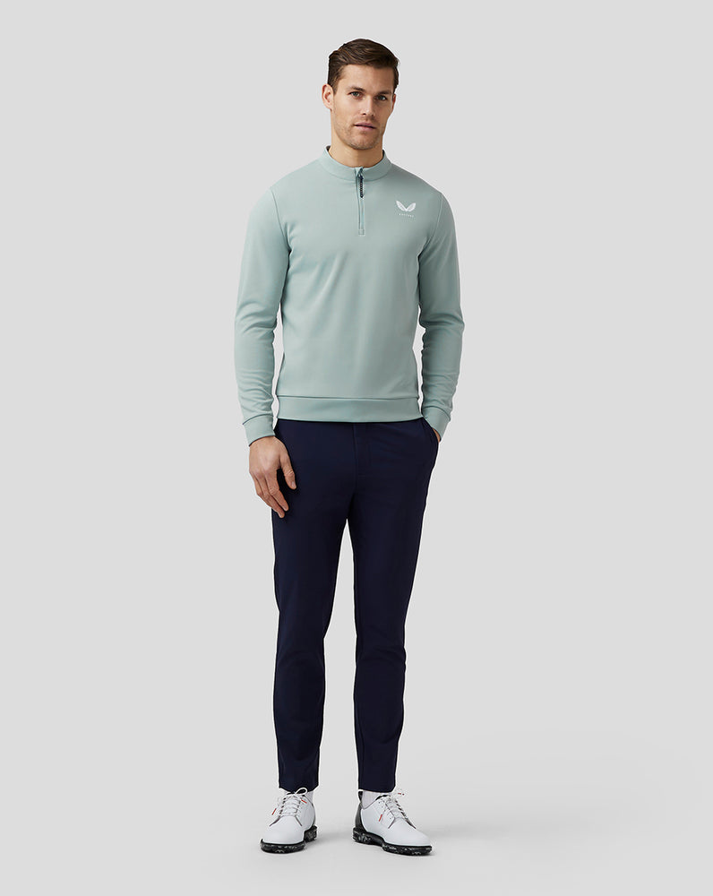 Castore Golf Club Classic Quarter Zip Top Kék | 7986-VDSJR