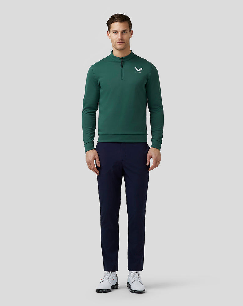 Castore Golf Club Classic Quarter Zip Top Zöld | 1539-NWYHT