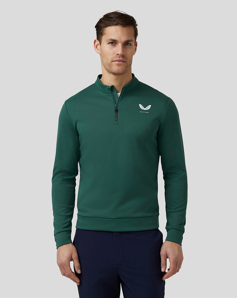 Castore Golf Club Classic Quarter Zip Top Zöld | 1539-NWYHT