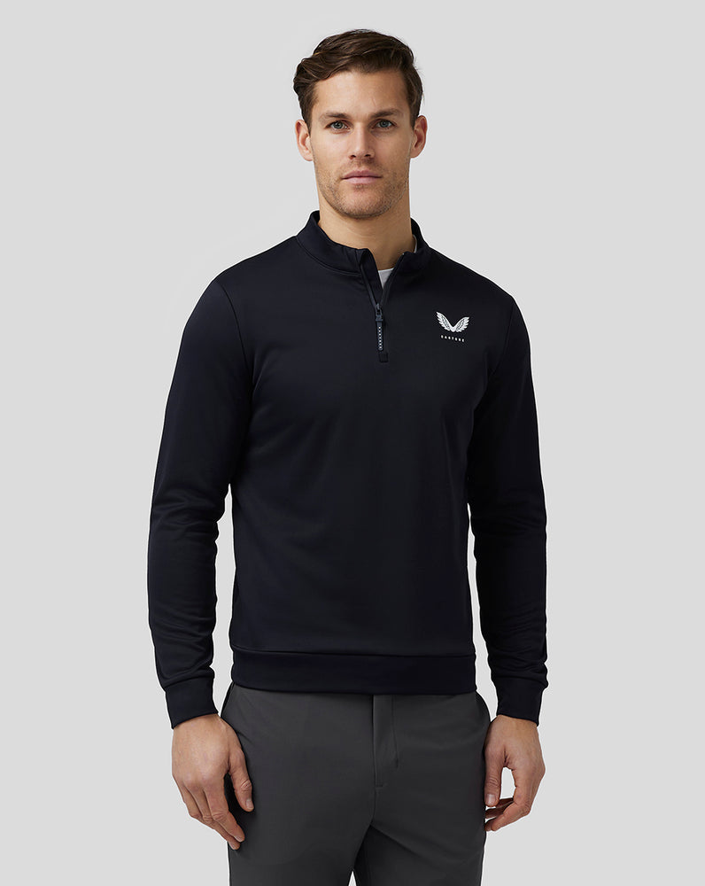 Castore Golf Club Classic Quarter Zip Top Sötétkék | 7134-ZOBKN