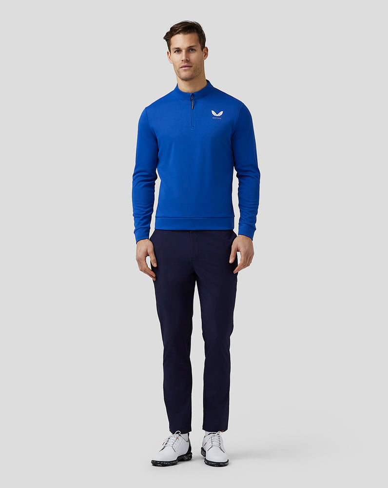 Castore Golf Club Classic Quarter Zip Top Királykék Kék | 5349-LZQRA