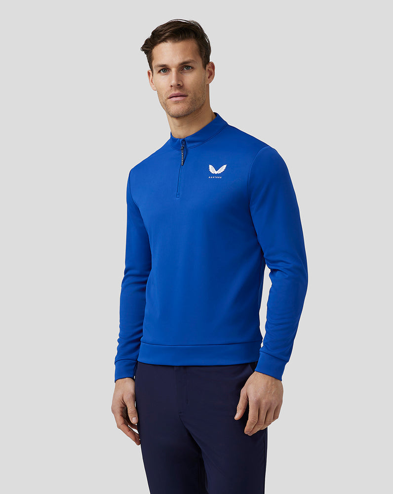 Castore Golf Club Classic Quarter Zip Top Királykék Kék | 5349-LZQRA