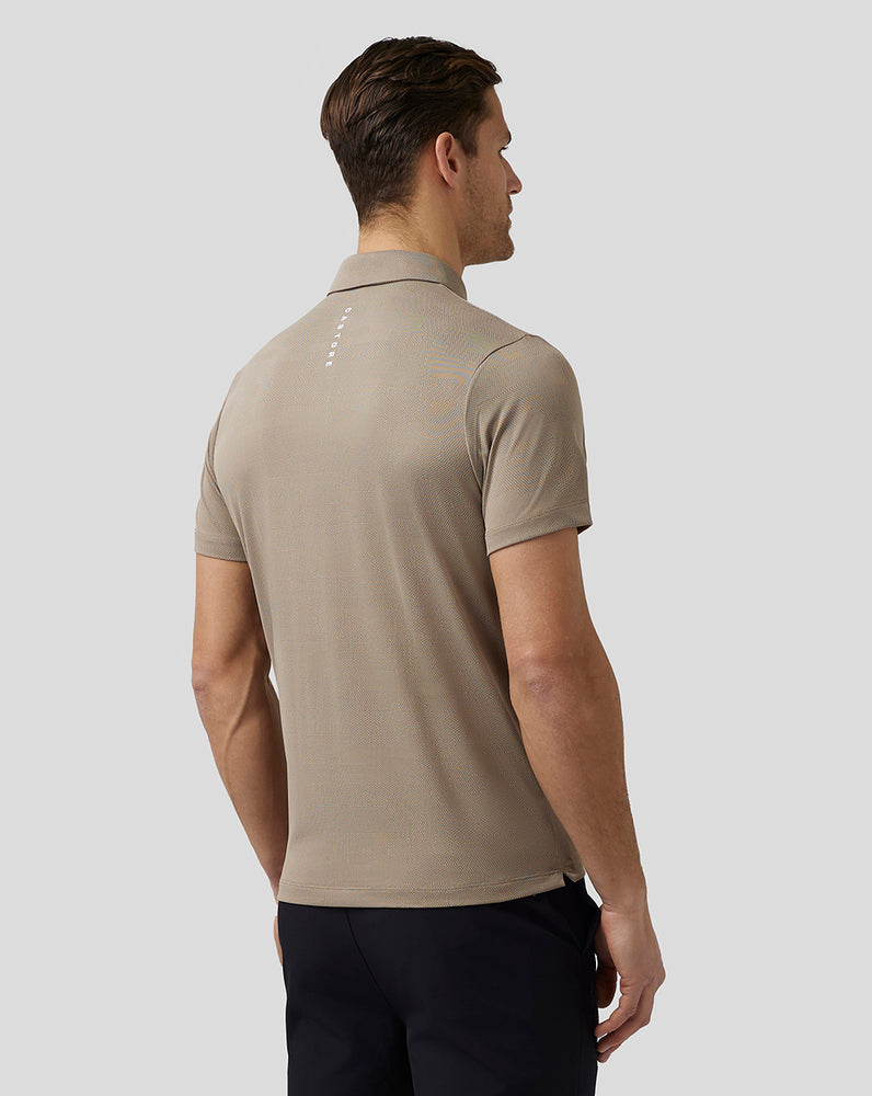 Castore Golf Engineered Knit Polo Clay | 6538-SJLTV