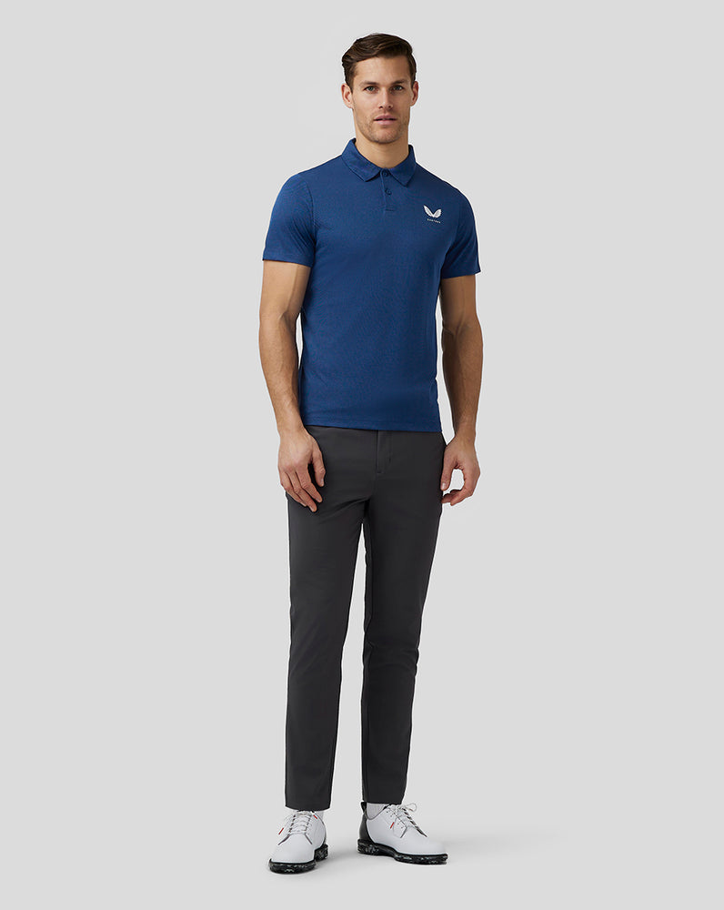 Castore Golf Engineered Knit Polo Sötétkék | 0234-BINLY