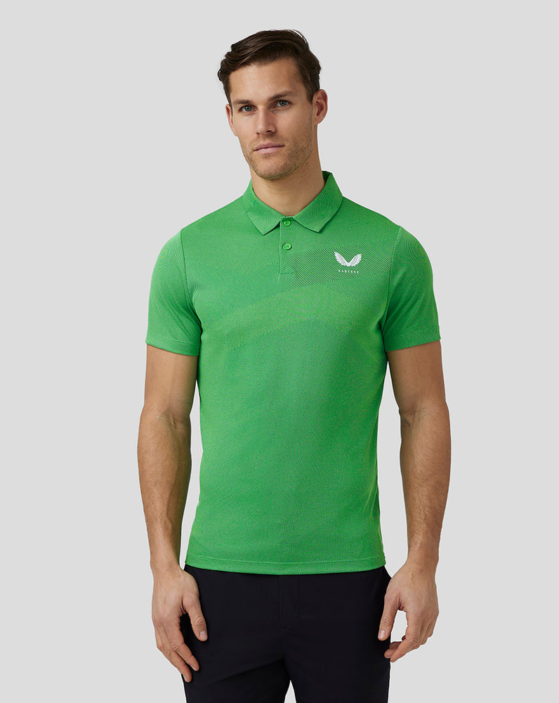 Castore Golf Engineered Knit Polo Zöld | 6127-GRLVU