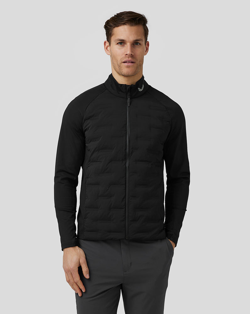 Castore Golf Hybrid Jacket Fekete | 0654-LFRZX