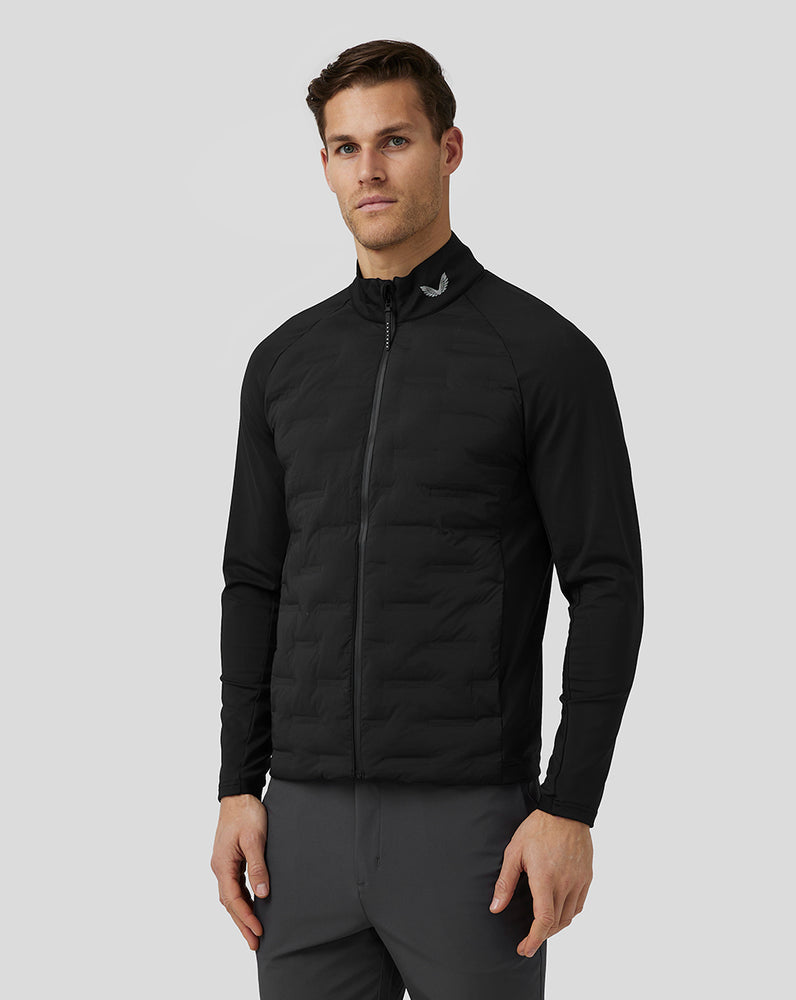 Castore Golf Hybrid Jacket Fekete | 0654-LFRZX