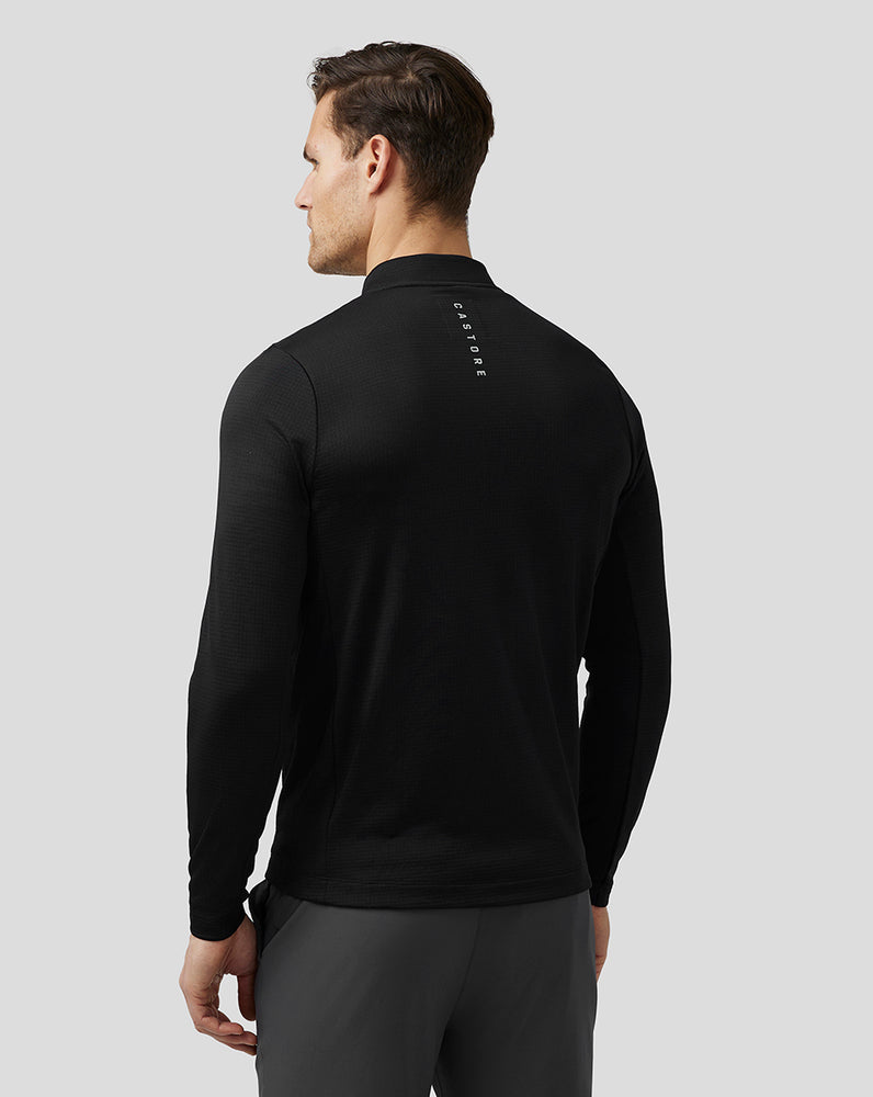 Castore Golf Pinnacle Tech Half Zip Top Fekete | 0429-NJVIF