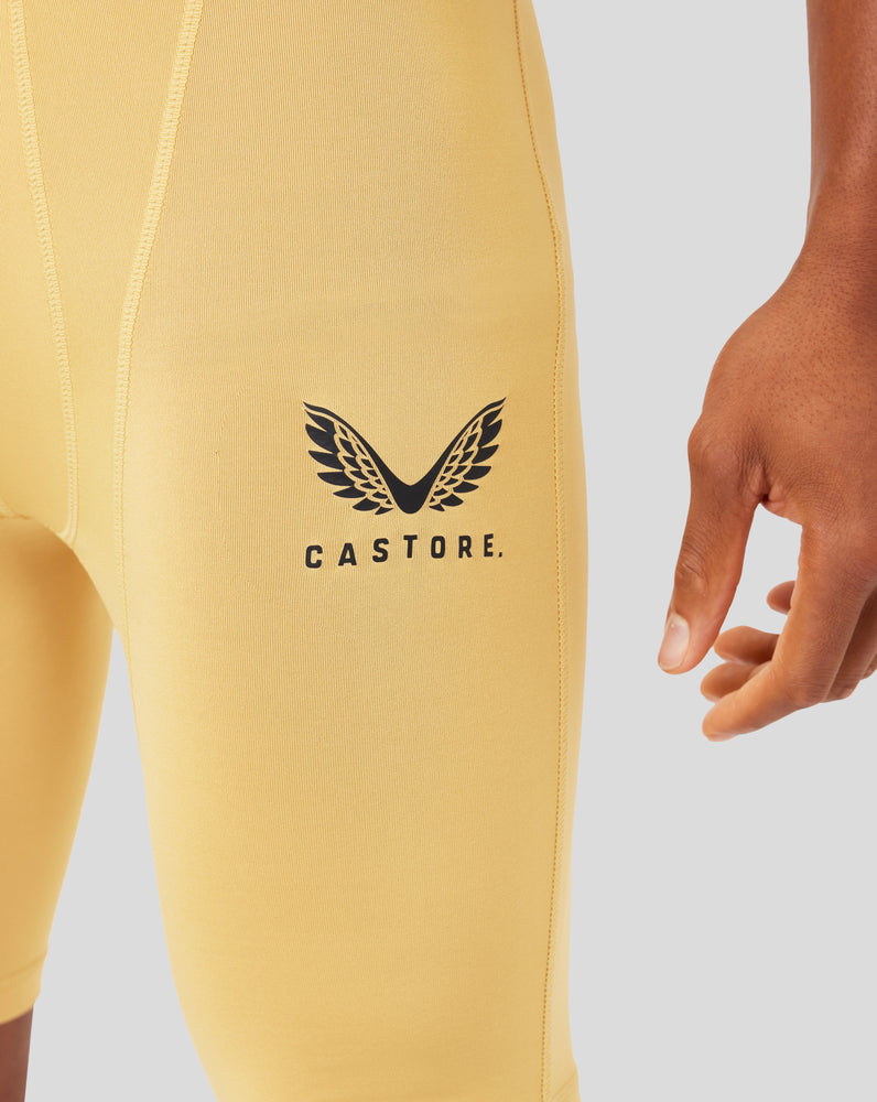 Castore Honey Gold Baselayer Shorts | 6873-AHBNE