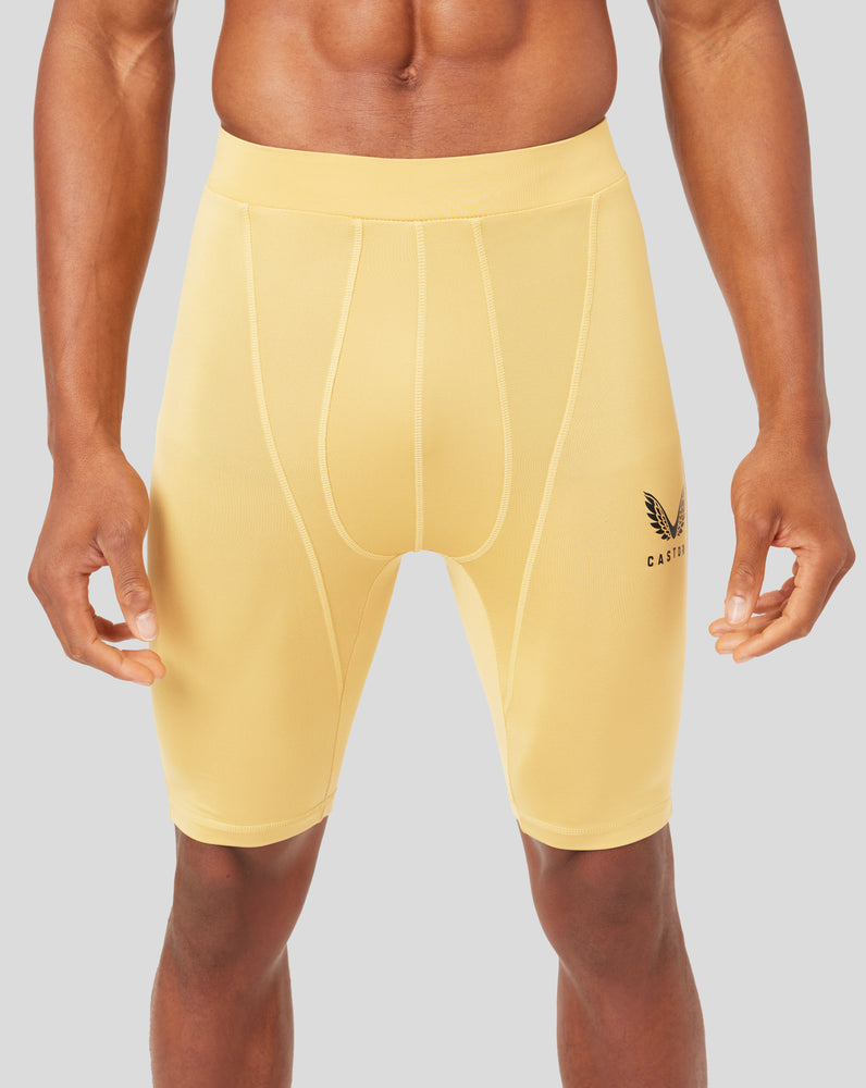 Castore Honey Gold Baselayer Shorts | 6873-AHBNE