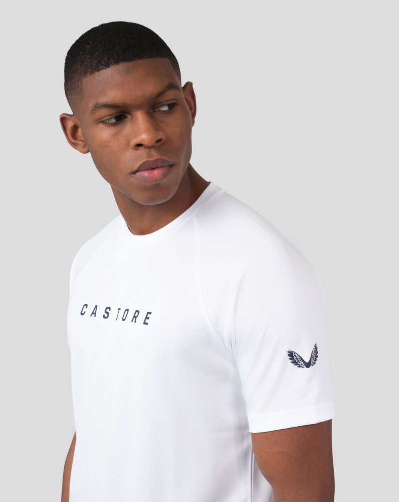 Castore Short Sleeve Raglan T-Shirt Fehér | 1782-CRPTD