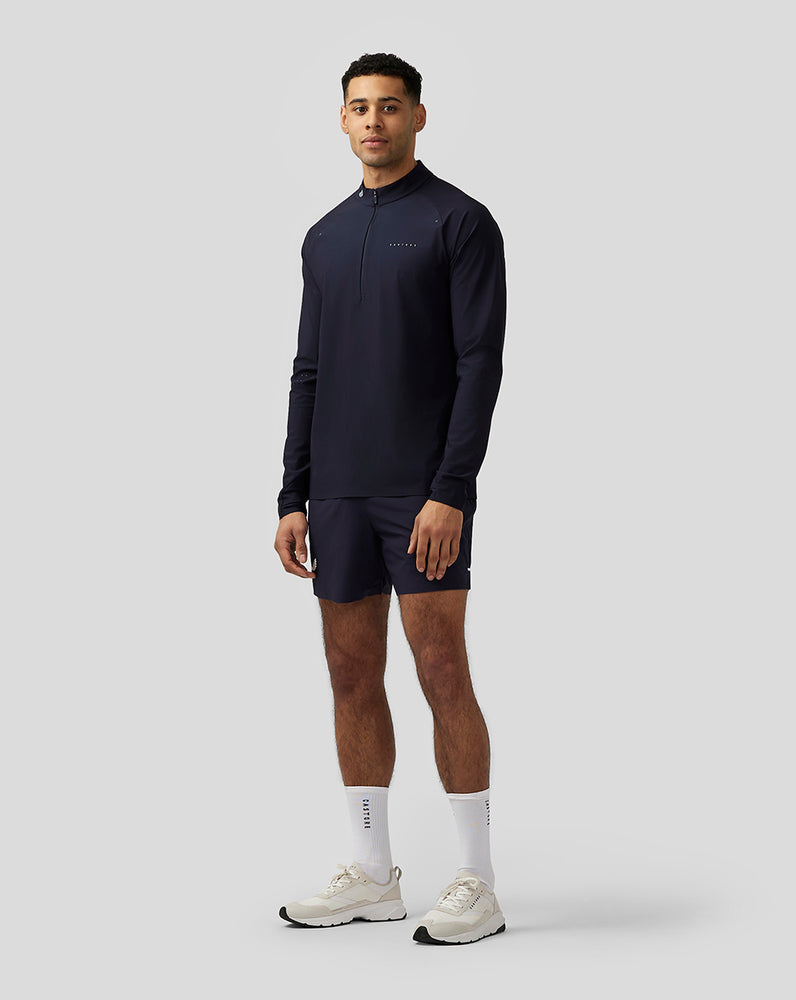 Castore Zone Ventilation Quarter Zip Sötétkék | 4875-VUCLB