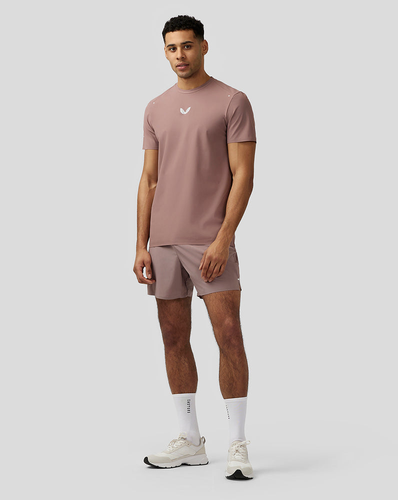 Castore Zone Ventilation Training T-Shirt Peach Clay | 6248-WTLAD