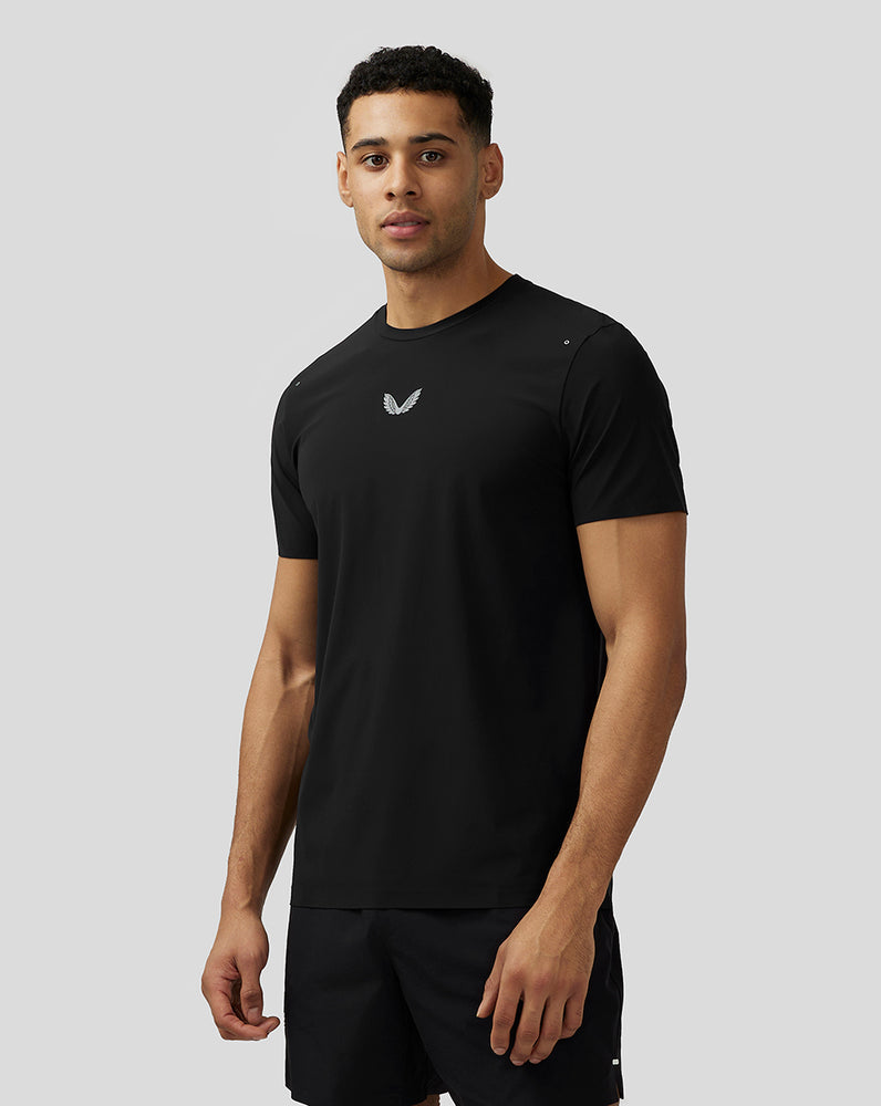 Castore Zone Ventilation Training T-Shirt Fekete | 4237-XTRQM